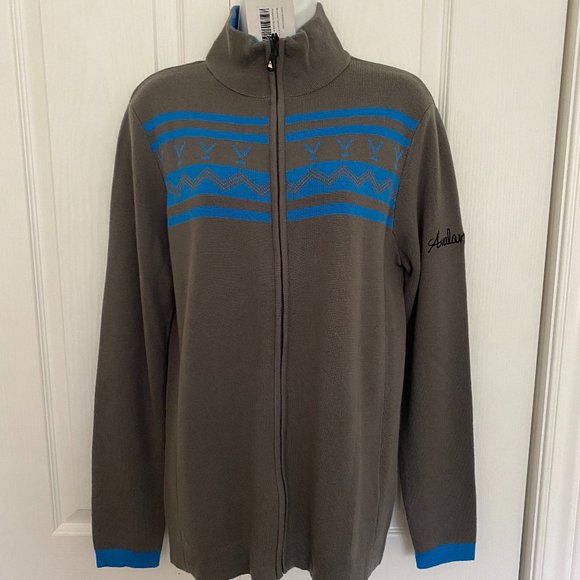 Cozy zip-up "après ski" sweater - Picture 1 of 10